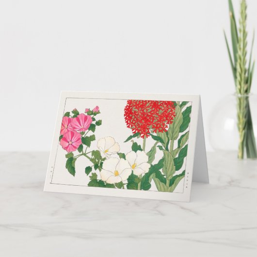 Carte Mallow, Centranthus par Tanigami Konan (Devant)