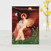 Carte Maltais 11 - Ange assis (Fleur jaune)