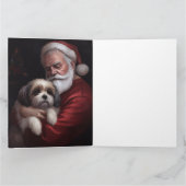 Carte Malti Tzu Avec Noël Festif Du Père Noël (Intérieur)