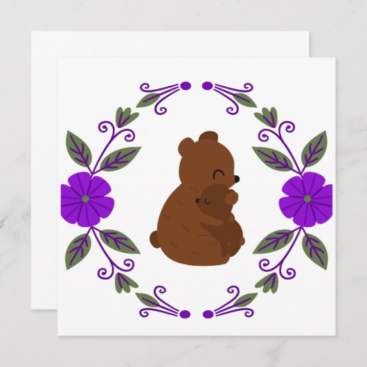 Carte "Mama Bear" (Devant / Derrière)