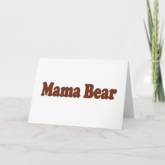 Carte Mama Bear (Devant)