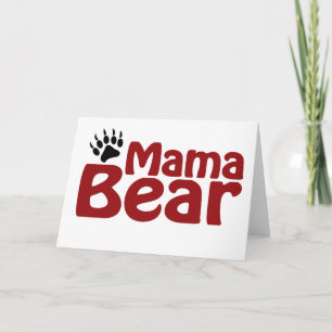Carte Mama Bear Claw