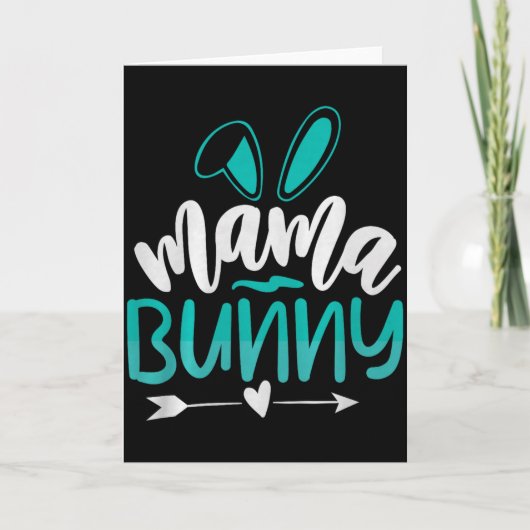 Carte Mama Bunny Premium Tri-blend  (Devant)