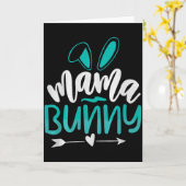 Carte Mama Bunny Premium Tri-blend  (Fleur jaune)