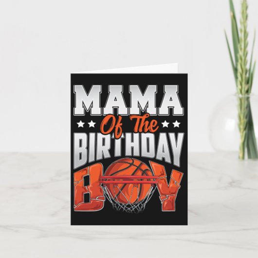 Carte Mama Bysketbyll Birthday Boy Family Byller B-day P (Devant)