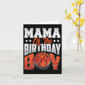 Carte Mama Bysketbyll Birthday Boy Family Byller B-day P (Fleur jaune)
