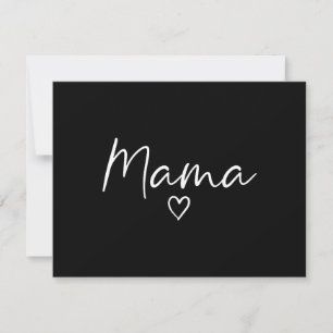 Carte Mama Cadeaux pour les femmes Coeur Fête des Mères