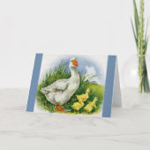 Carte mama canard et canetons (Dos)