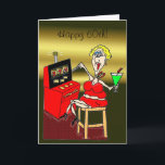 Carte MAMA CHAUDE MACHINE À SOUPLESSE LUCKY 7'S 60th BAN<br><div class="desc">L'ART DE NETTA,  COLLECTION DE MAMA CHAUD</div>