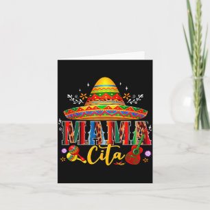 Carte Mama cita cinq mai chapeau mexicain famille
