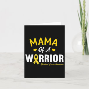 Carte Mama D'Un Héros Guerrier Sensibilisation Au Cancer