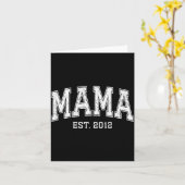 Carte Mama Est 2012 Mom D Mothers Day Ized  (Fleur jaune)