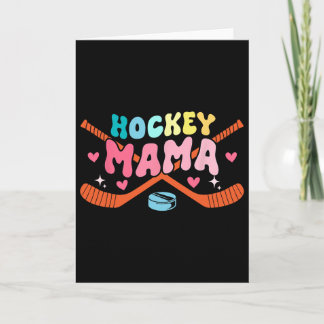 Carte Mama Father's Day Costume Hockey Player Fan Lover 