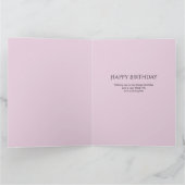 Carte Mama Joyeux anniversaire 3 Photo Rose Floral (Intérieur)