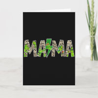 Mama Léopard Rétro Maman Nounou Grand-mère Fête de