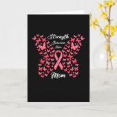 Carte Mama Mère Papillon Monde Maver Jour Février (Fleur jaune)