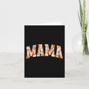 Carte Mama Mères Jour Jardin Mama Fleurs mignonnes 1