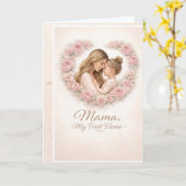 Carte Mama — Mon Premier Chez Moi | Fleurs de Mère et Fi (Fleur jaune)