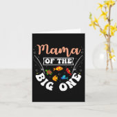 Carte Mama Of The Big One Fishing Anniversaire Fête Anni (Fleur jaune)