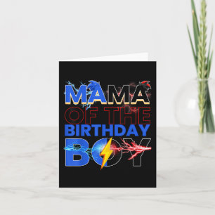 Carte Mama Of The Birthday Boy Hedgehog Family Party Dec