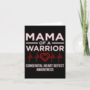 Carte Mama Of Warrior Heart Disease Awareness Survivor G