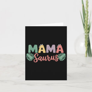 Carte Mama Saurus Maman Papa Dinosaur Anniversaire Famil