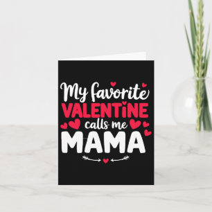 Carte Mama Valentine Cute Romantique Valentines Jour Cou