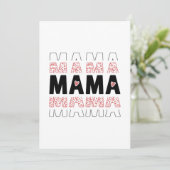 Carte MAMA Word Design – Stylish Gift Idea (Debout devant)