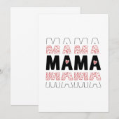 Carte MAMA Word Design – Stylish Gift Idea (Devant / Derrière)