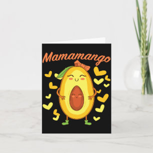 Carte Mamamango Maman Fête des Mères Femmes Enceintes