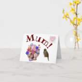 Carte Maman (Fleur jaune)