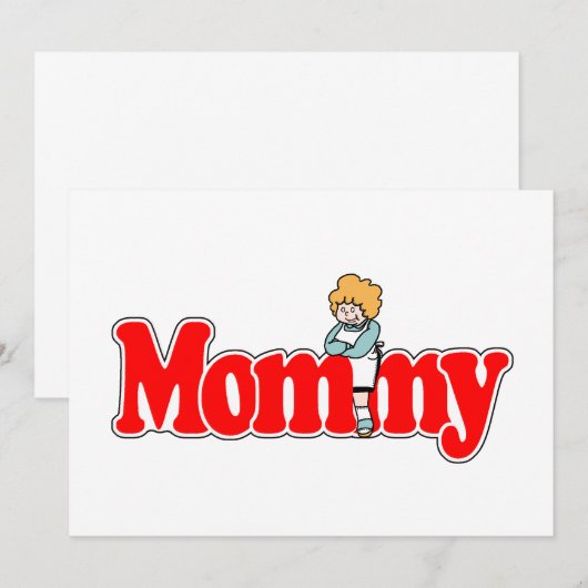 Carte Maman (Devant / Derrière)
