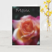 Carte Maman (Fleur jaune)