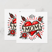 CARTE MAMAN (Devant / Derrière)
