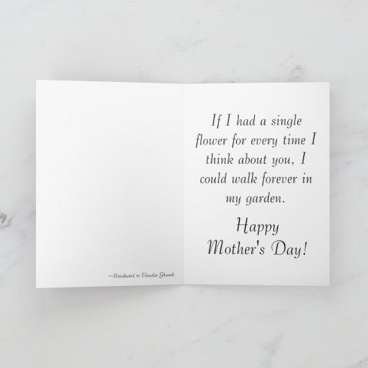 Carte Maman... (Intérieur)