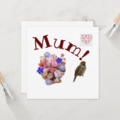 Carte Maman (Devant/Arrière en situation)