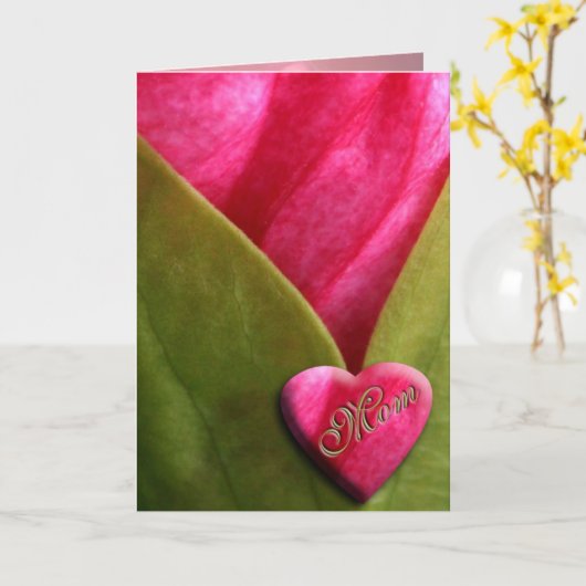 Carte Maman (Fleur jaune)