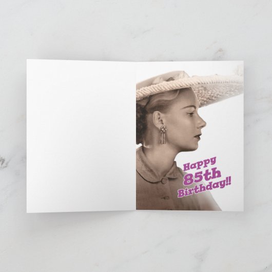 Carte Maman a 85 ans (Intérieur)
