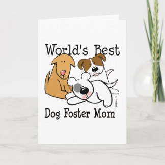 Carte Maman adoptive du meilleur chien du monde