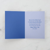 Carte Maman afro-américaine et fils Joyeuse fête des mèr (Intérieur)