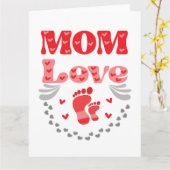 Carte Maman Amour Mignon (Fleur jaune)