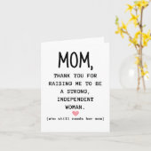 Carte Maman anniversaire (Fleur jaune)