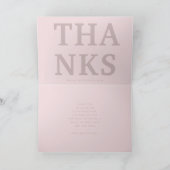 Carte Maman Blush Rose Floral Or Elegant Fête des mères (Intérieur)