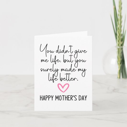 Carte Maman Bonus (Devant)