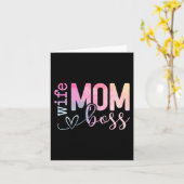 Carte Maman Boss Funny Mothers Day (Fleur jaune)