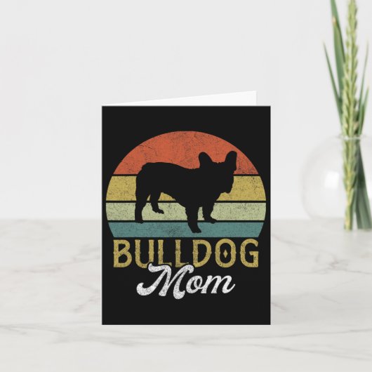 Carte Maman Bouledogue Français (Devant)