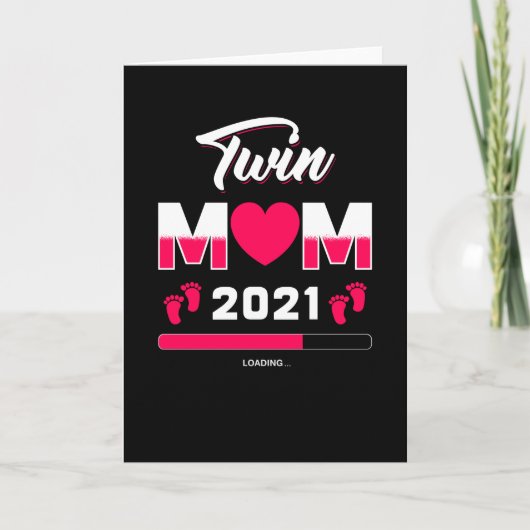Carte Maman Chargement 2021 Twins Gift (Devant)