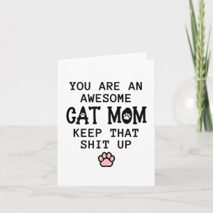 Carte Maman chat