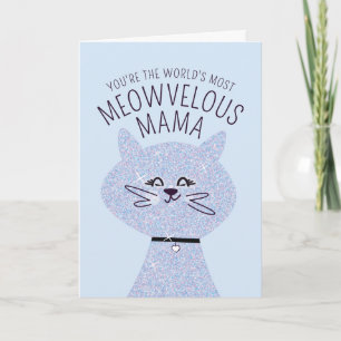 Carte Maman Chat Magnifique