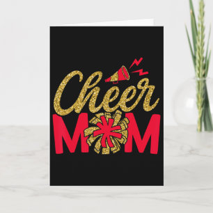 Carte Maman Cheerleader Cheerleading Maman Cheer